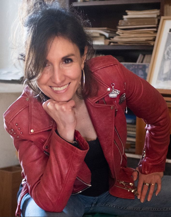 Beatrice Binda, vocal coach, durante una lezione individuale di canto e tecnica vocale